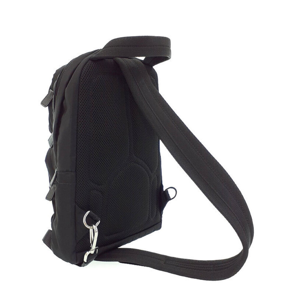 Prada Tessuto Sling Montagna Backpack Black